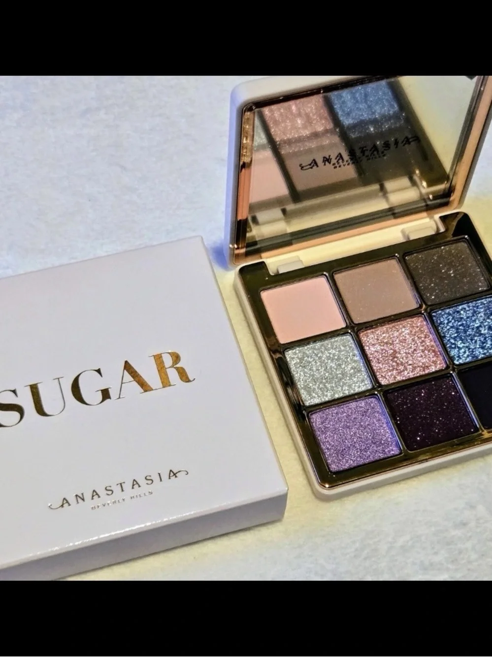 Anastasia “Sugar” Mini Eyeshadow Palette-9 Colors NIB AUTHENTIC